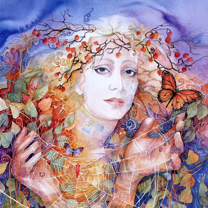 Helen Nelson-Reed - American Visionary Watercolor painter (34) (700x700, 660Kb)