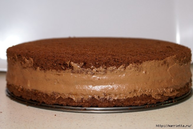 Кофейно-шоколадный торт с абрикосовым джемом (17) (655x438, 136Kb)