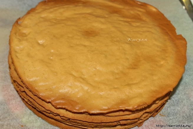Медовый торт с орехами и черносливом (8) (655x438, 166Kb)