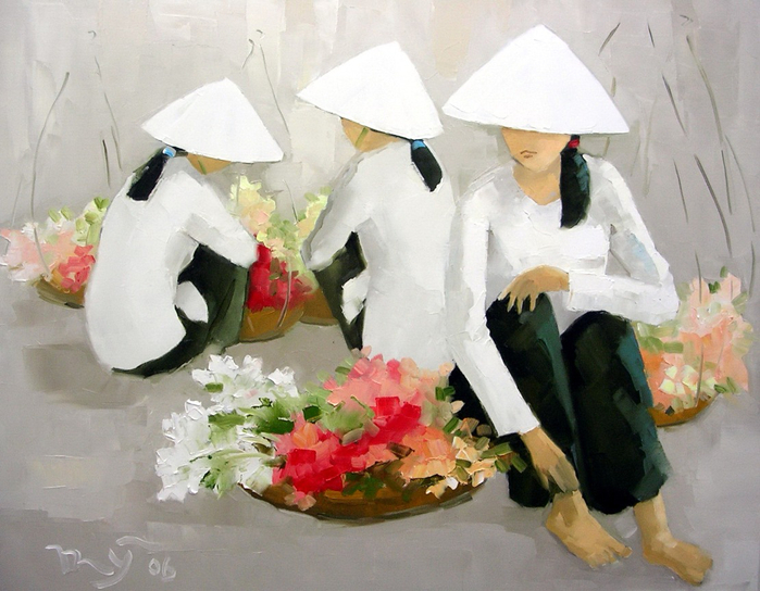 Вьетнамская художница Ha Huynh My1 (700x544, 373Kb)