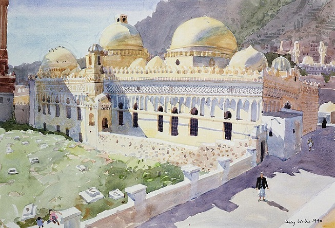 Mosque, Taiz, Yemen, 1990 (653x446, 316Kb)