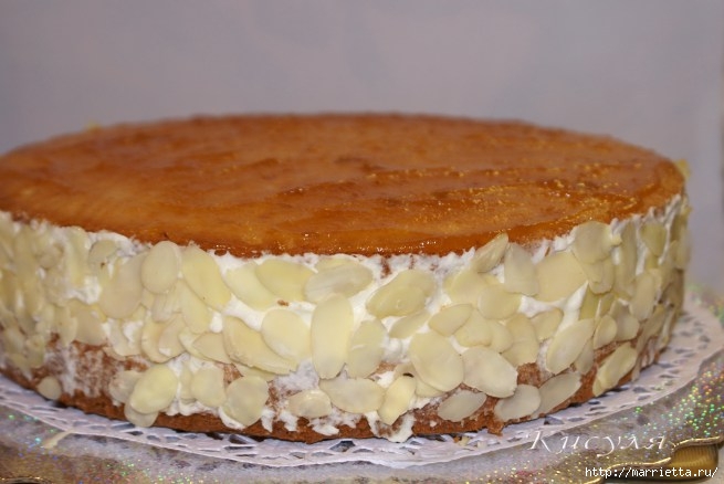 Рецепт торта «Миндально-персиковый блюз» (5) (655x438, 139Kb)