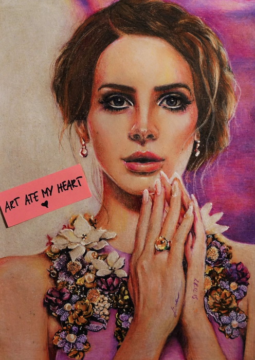 Lana del Rey drawing11 (496x700, 421Kb)