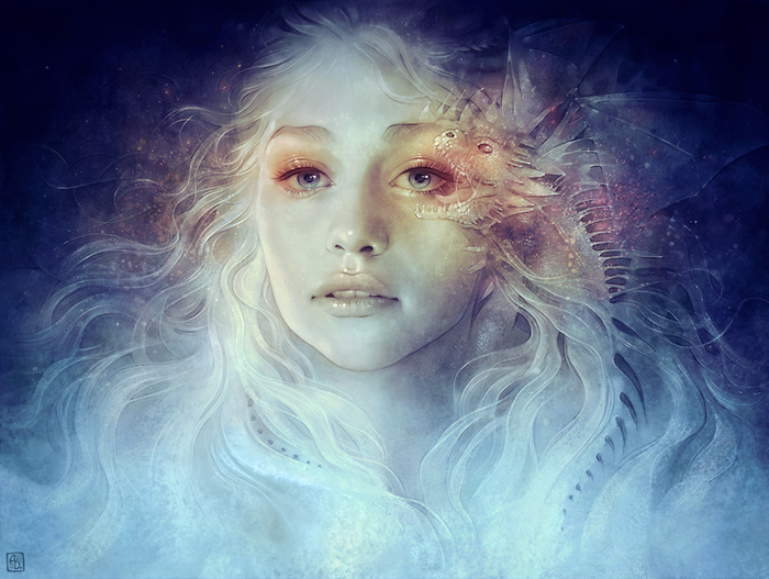 Женский портрет Anna Dittmann27 (700x527, 441Kb)