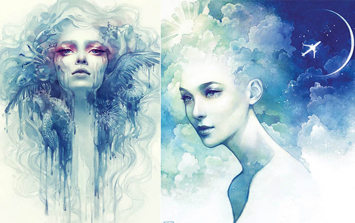 Женский портрет Anna Dittmann29 (700x441, 178Kb)