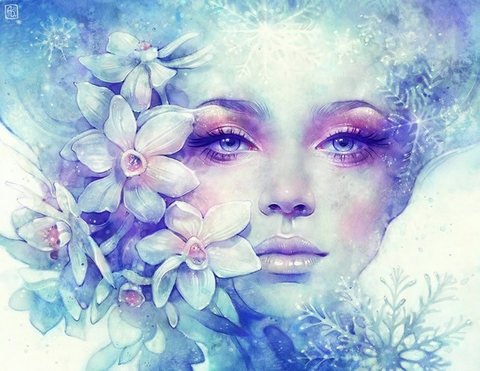 Женский портрет Anna Dittmann31 (700x541, 369Kb)