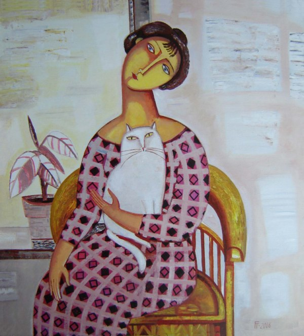Woman in the armchair (600x664, 291Kb)