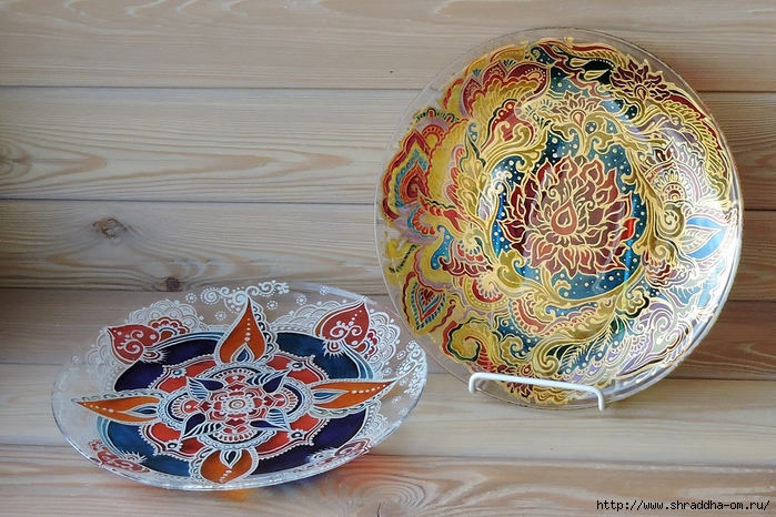 тарелка декоративная от Shraddha (3) (700x466, 333Kb)