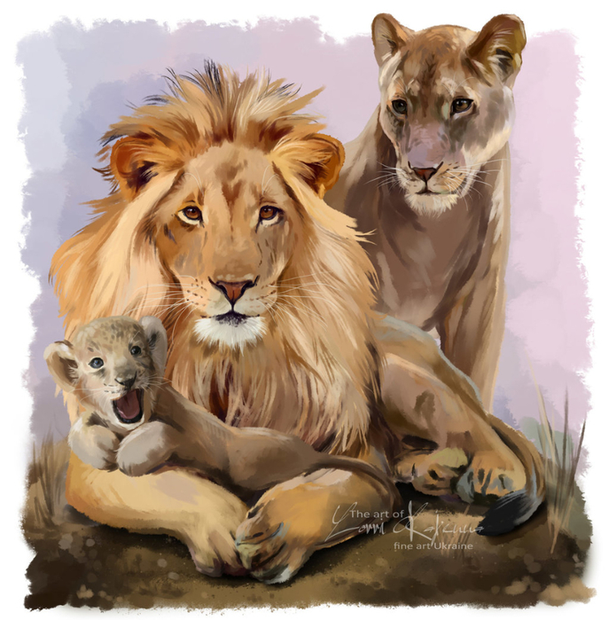 my_family_and_i__lion_pride__by_kajenna-dbdqsw7 (687x700, 441Kb)