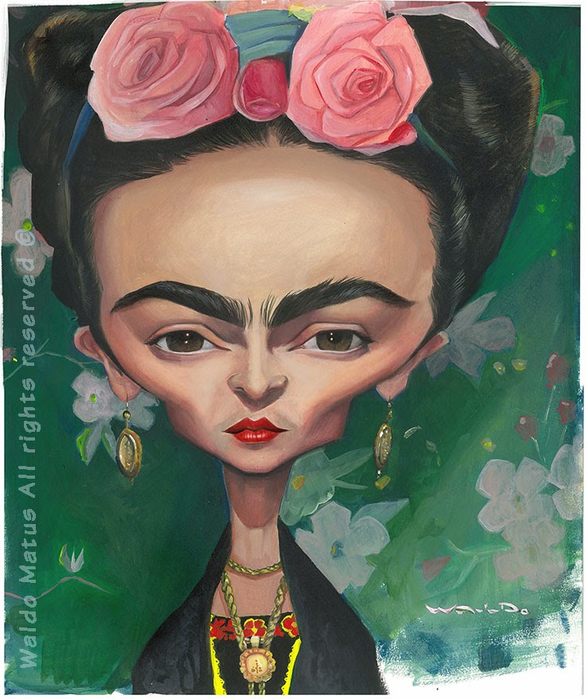 Художница Фриды Кало (Frida Kahlo)7 (588x700, 442Kb)