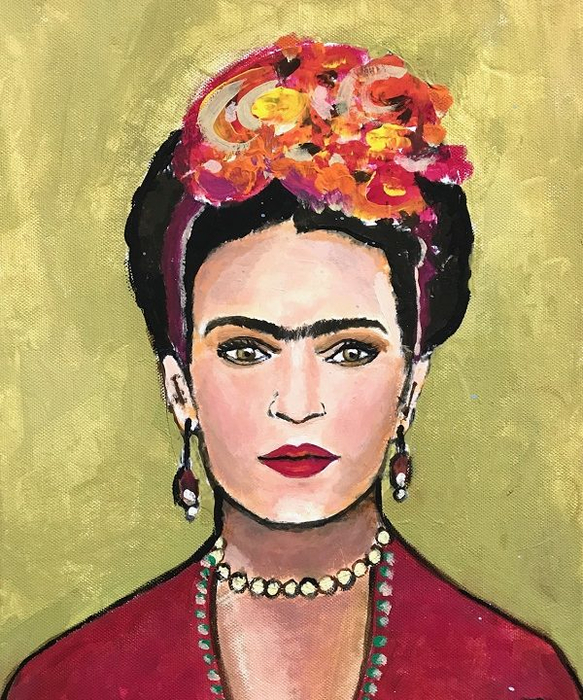 Художница Фриды Кало (Frida Kahlo)11 (583x700, 463Kb)