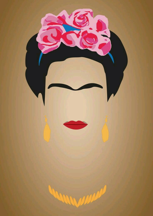 Художница Фриды Кало (Frida Kahlo)19 (495x700, 247Kb)