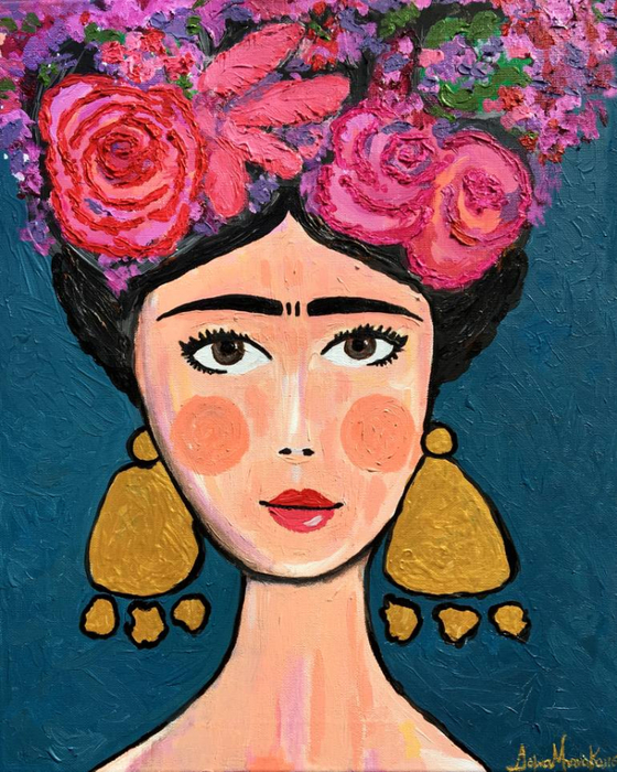 Художница Фриды Кало (Frida Kahlo)21 (560x700, 504Kb)