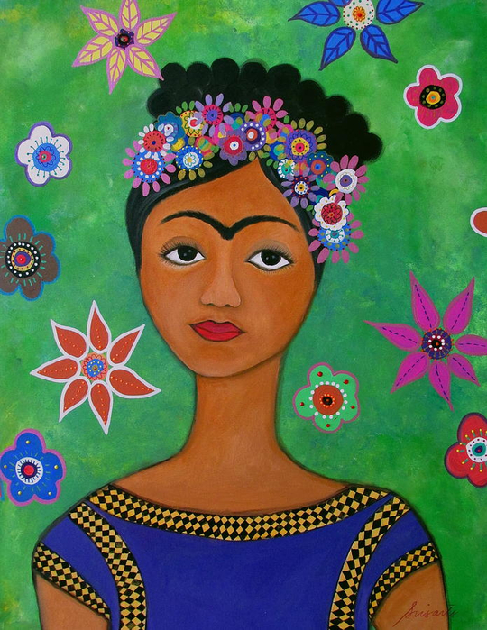 Художница Фриды Кало (Frida Kahlo)23 (540x700, 500Kb)