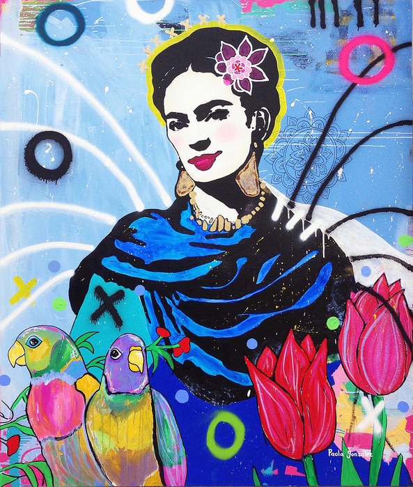 Художница Фриды Кало (Frida Kahlo)27 (593x700, 675Kb)