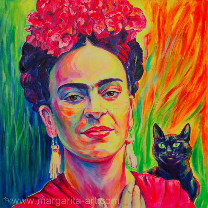Художница Фриды Кало (Frida Kahlo)33 (700x700, 650Kb)
