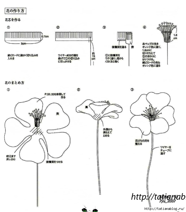 302_Ondori. Flowers. Wire Work Embroidery - 2006.page40 copy (616x700, 148Kb)
