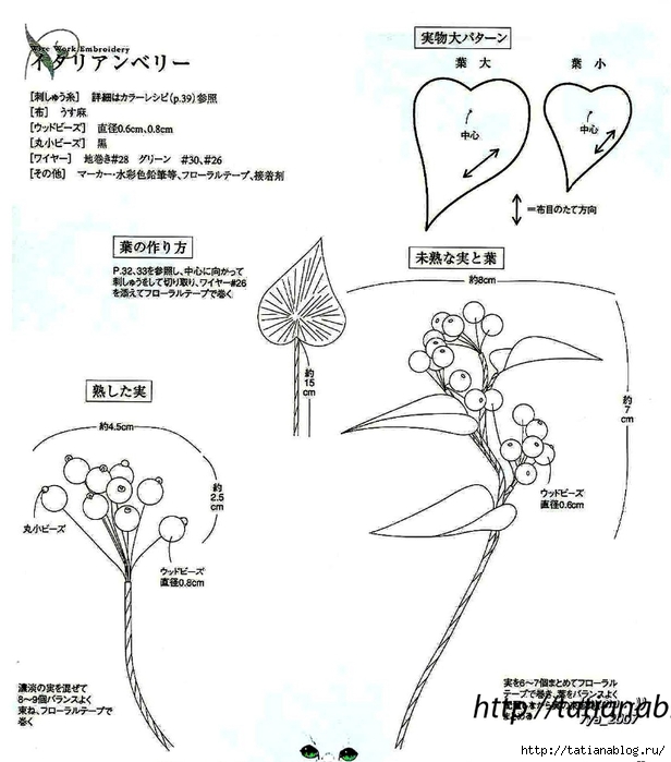 302_Ondori. Flowers. Wire Work Embroidery - 2006.page51 copy (616x700, 181Kb)