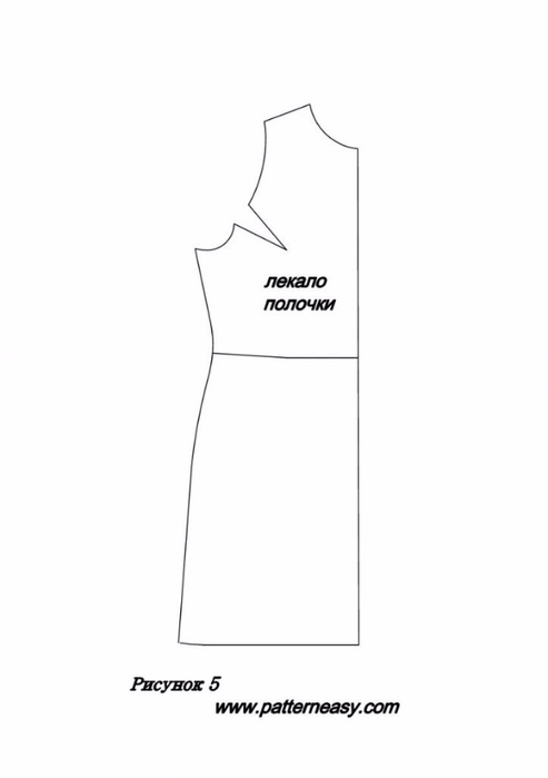 Выкройка летнего кружевного платья5 (493x700, 34Kb)