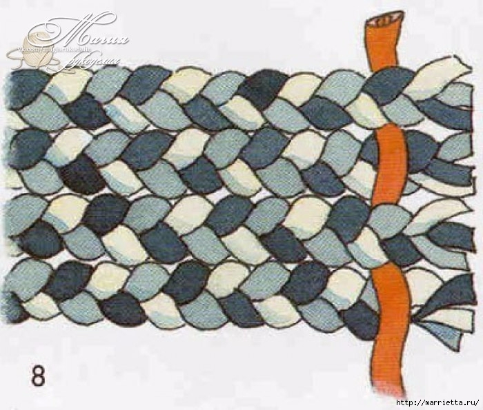 Плетеный шерстяной коврик (8) (700x595, 236Kb)