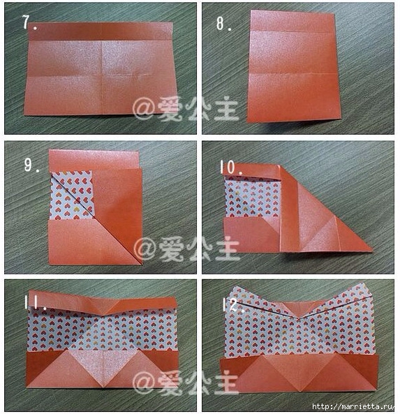 Бабочки из бумаги в технике оригами. 4 способа (27) (573x593, 311Kb)