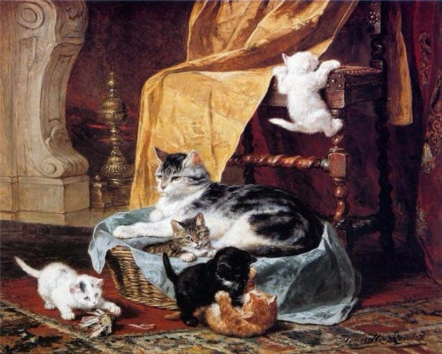 Генриетта Книп (Henriette Ronner-Knip5а (635x509, 315Kb)