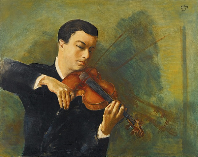    (Portrait Du Violiniste Milstein) 1945_ (644x509, 307Kb)