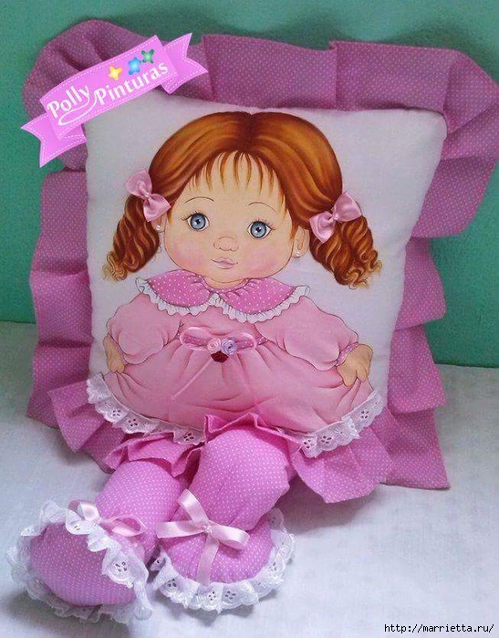 Детские подушки-куклы с росписью акриловыми красками (15) (547x700, 309Kb)