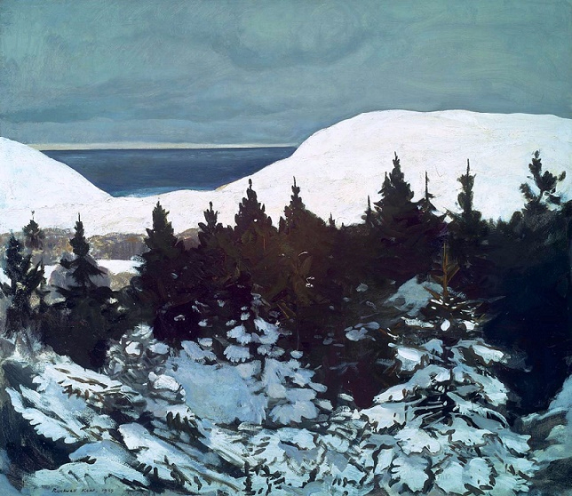 maine coast winter, 1909 (644x558, 415Kb)