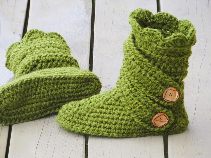 Slipper Boots Crochet Pattern (700x525, 139Kb)