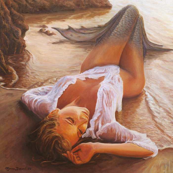 Marco Busoni A Mermaid In The Sunset - Love Is Seduction (700x700, 608Kb)