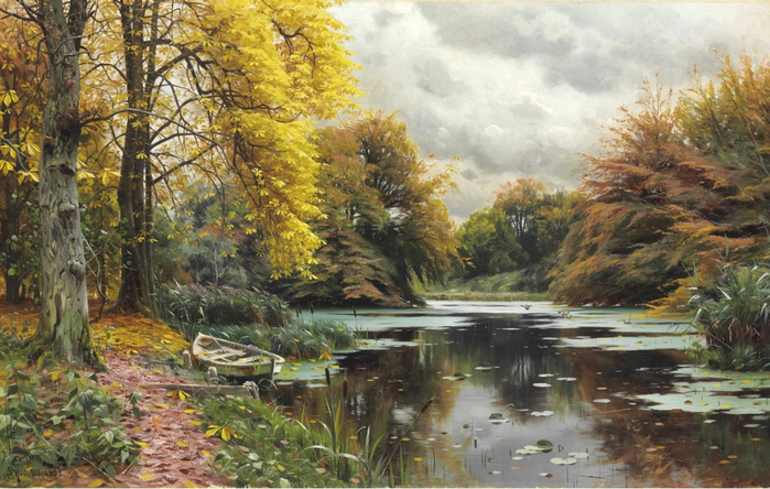 1903_ ечной пейзаж (River Landscape)_53.3 х 84.4_х.,м._Частное собрание (700x444, 421Kb)