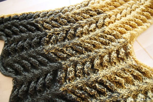 Вязание спицами азиатского колоска (Knitting — Video | VK