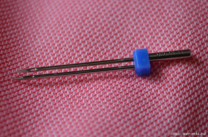 Применение двойных игл для швейной машинки (5) (700x461, 306Kb)