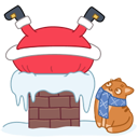 Santa Stickers/2493280_santachimneyicon (128x128, 17Kb)