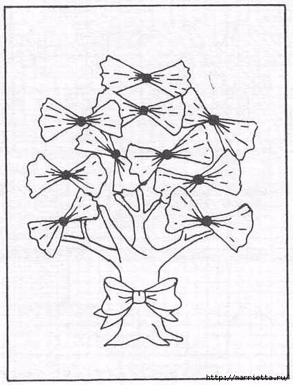 Картина «Денежное дерево». Вышивка (4) (424x557, 120Kb)