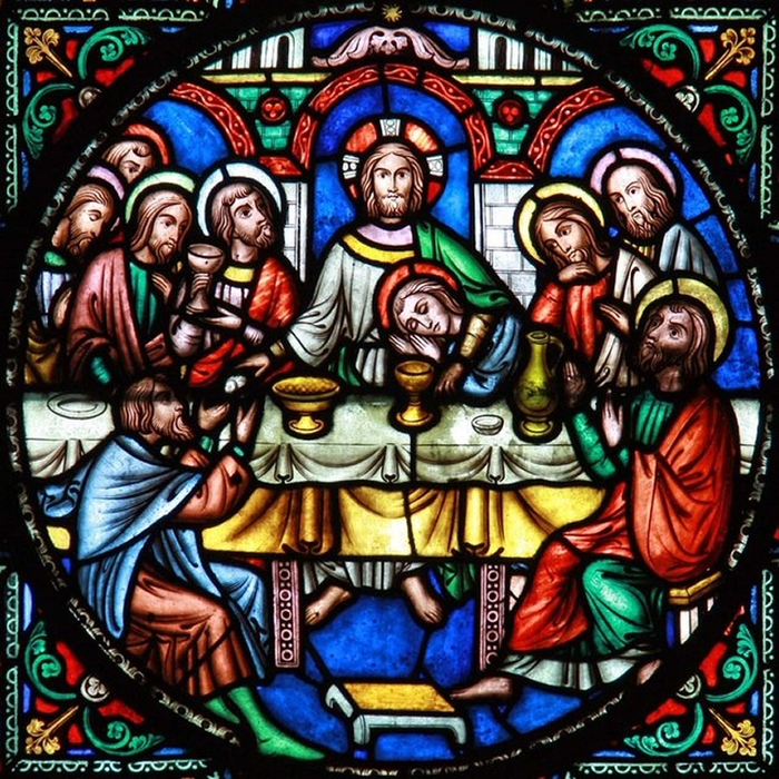 Ely-Cathedral-Window-Depicting-the-Last-Supper-SourceJohn-Salmon-Date2009 (900x900, 431Kb)