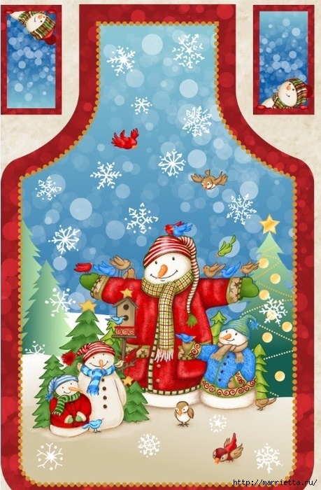 Картинки для декупажа. Новогодняя и рождественская тематика (14) (459x700, 288Kb)