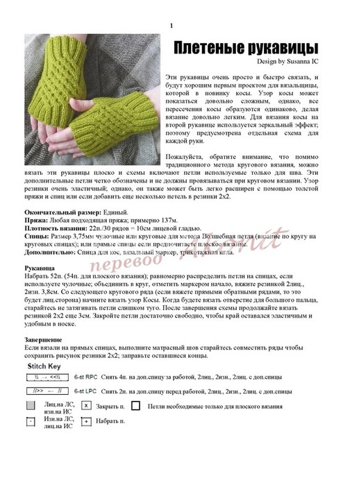 Связать митенки спицами круговыми спицами Связать митенки спицами круговыми спицами