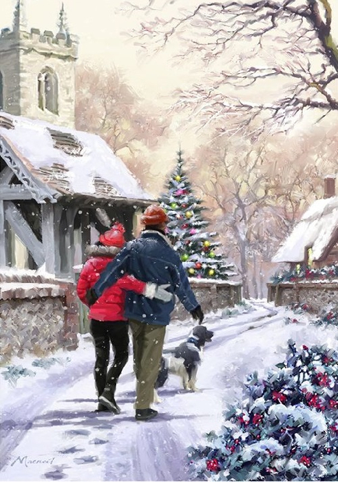 Christmas-in-painting-by-Richard-Macneil-4 (491x700, 394Kb)