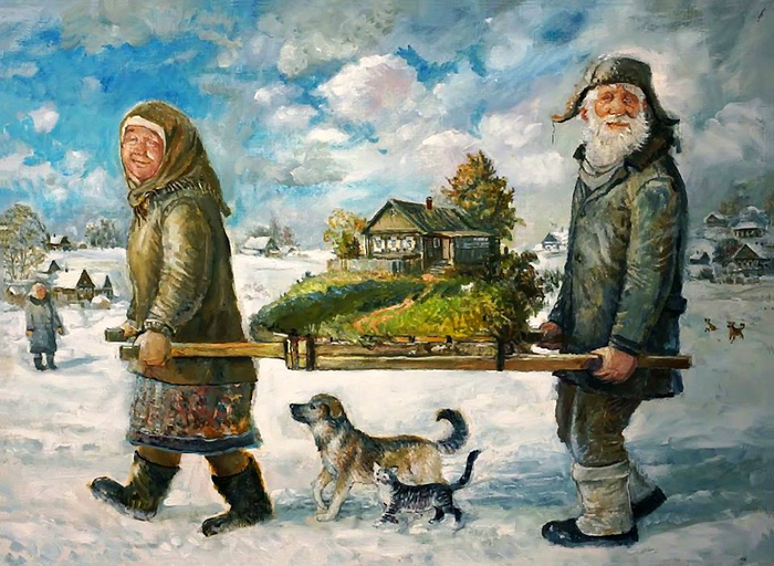 картины художника Леонида Баранова