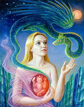 The Virgin and the Serpent (649x843, 41Kb)