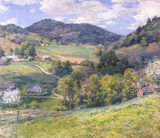 Spring in the Valley. 1924 (656x568, 561Kb)