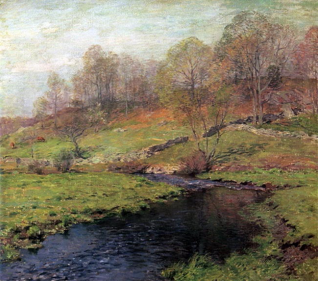 The Trout Brook. 1907 (651x576, 518Kb)