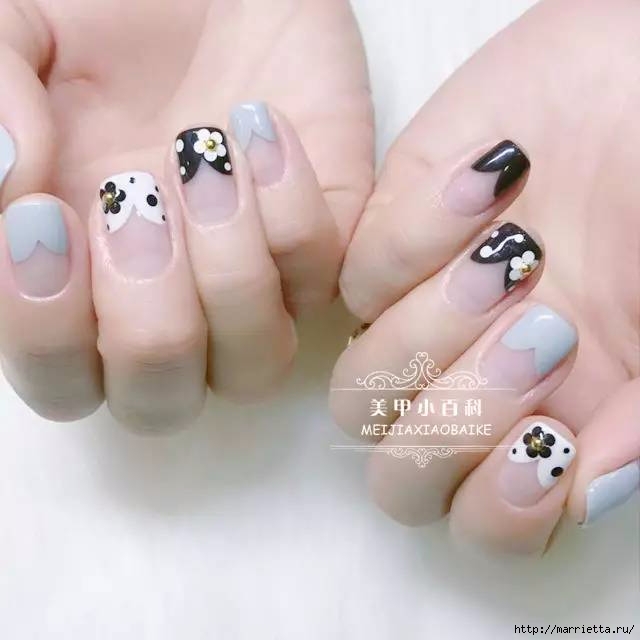 Нейл Арт из Японии. Дизайн ногтей гель лаком 2017 (16) (640x640, 117Kb)