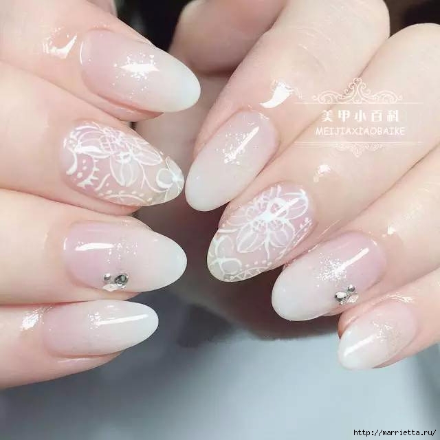 Нейл Арт из Японии. Дизайн ногтей гель лаком 2017 (26) (640x640, 126Kb)