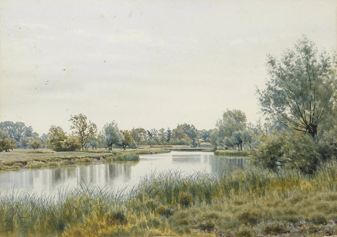    (River landscape in summer). 1893 (656x461, 288Kb)