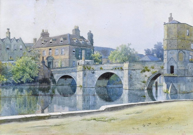   -,  (The bridge at St. Ives, Huntingdonshire). 1890 (656x460, 332Kb)