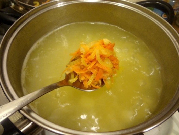 Суп из морской капусты (пошаговый рецепт)