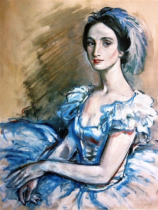 Портрет балерины 1923, 60?40 см (528x700, 129Kb)